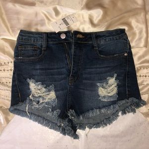 Fashion Nova Denim Daisy Duke Shorts